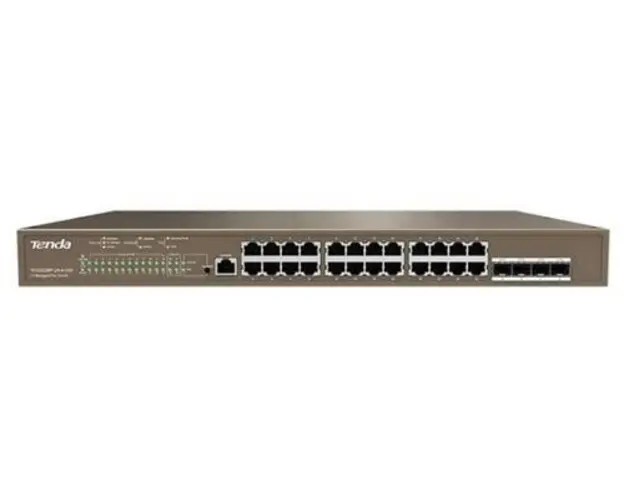 Switch Tenda TEG5328P-24-410W, 24 Porturi, Gigabit