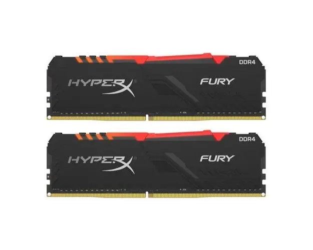 Memorii Kingston HyperX Fury RGB 16GB(2x8GB) DDR4 3600MHz CL17 Dual Channel Kit