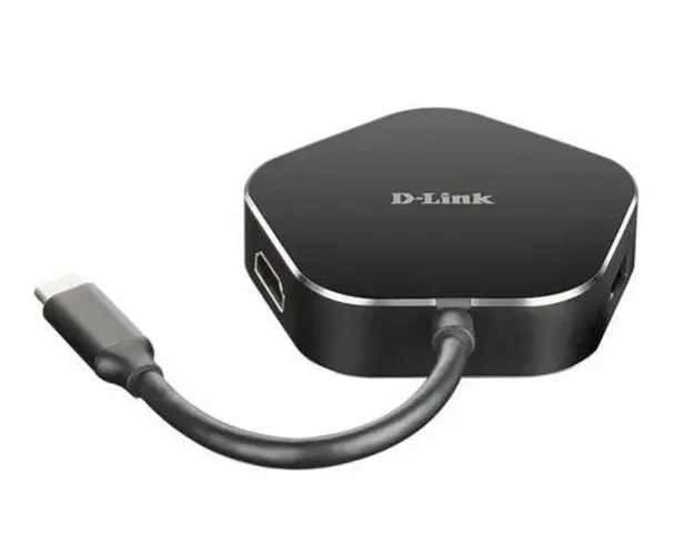 HUB USBD-LINK DUB-M420, USB 3.0 x 2, HDMI x 1, USB Type C x 1 (Negru)