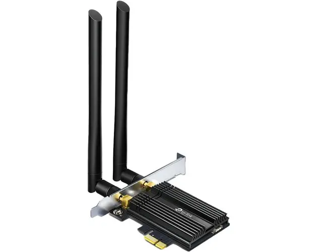 Placa de retea TP-Link Archer TX50E, AX3000, Wi-Fi 6, Bluetooth 5.0, PCle