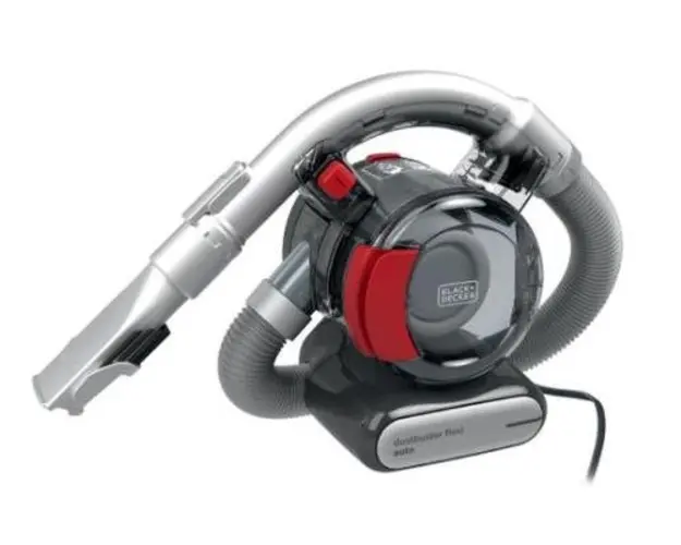 Aspirator auto Black & Decker Dustbuster PD1200AV, alimentare 12V, putere 12.5W, 0.56ml (Gri)