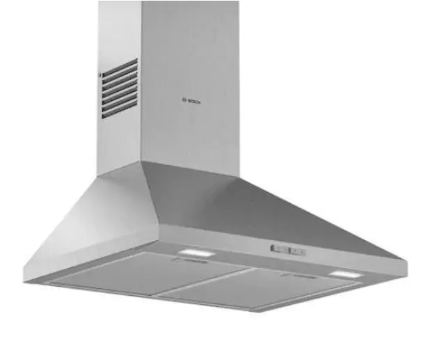 Hota incorporabila decorativa Bosch DWP66BC50, Putere de absortie 570 mc/h, 60 cm (Argintiu)