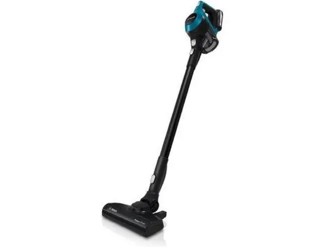 Aspirator vertical Bosch BBS611LAG, 18 V, 0.3 L, Autonomie 30 min. (Negru/Albastru)
