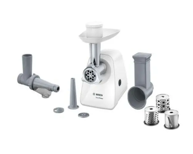 Masina de tocat carne BOSCH MFW2517W, 1500W (Alb)