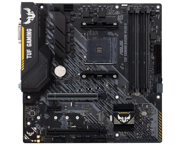 Placa de baza ASUS TUF B450M-PLUS GAMING II, AMD B450, AM4, DDR4, mATX