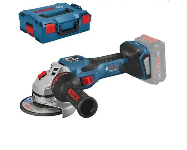 Polizor unghiular BOSCH GWS 18V-15 SC, Li-Ion, BITURBO, diametru disc 125 mm + L-Boxx (fara acumulator si incarcator)