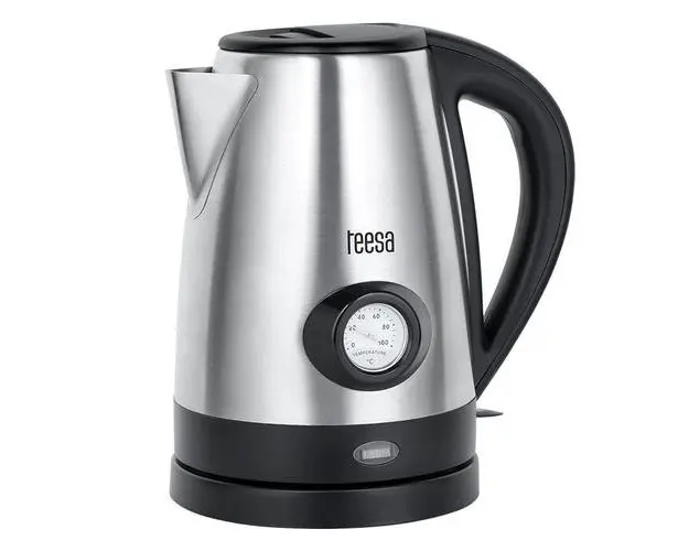 Fierbator de apa Teesa TSA1513, 2200 W, 1.7 l (Negru/Inox)