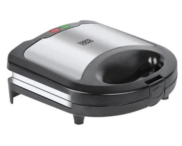 Sandwich maker Teesa Ceramic TSA3222, 800 W (Negru/Inox)