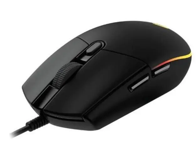 Mouse Gaming Logitech G203 LightSync, iluminare RGB, USB (Negru) 