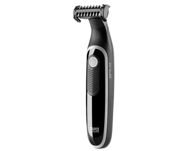 Aparat de ras electric Teesa Softblade TSA0526, We&Dry, Lama dubla, IPX5, Autonomie 60 min, 3 Piepteni (Negru/Gri)