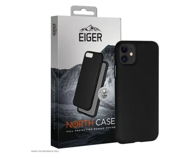 Protectie Spate Eiger North Case EGCA00227 pentru iPhone 12 mini (Negru)