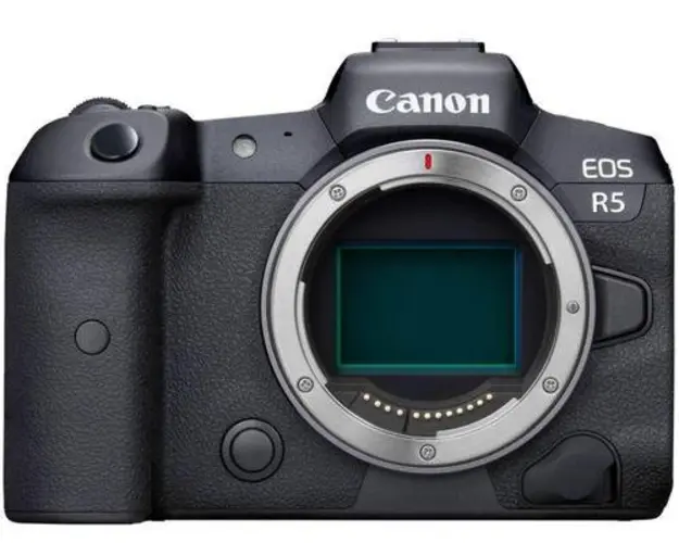 Aparat Fotot Mirrorless CANON EOS R5 BODY, 45MP, 8K/30fps, Wi-Fi, Bluetooth (Negru)