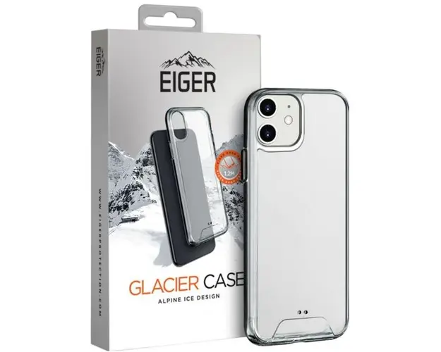 Protectie Spate Eiger Glacier Case EGCA00228 pentru Apple iPhone 12 mini (Transparent)