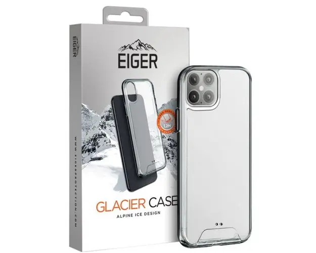 Protectie Spate Eiger Glacier Case EGCA00226 pentru Apple iPhone 12 Pro Max (Transparent)