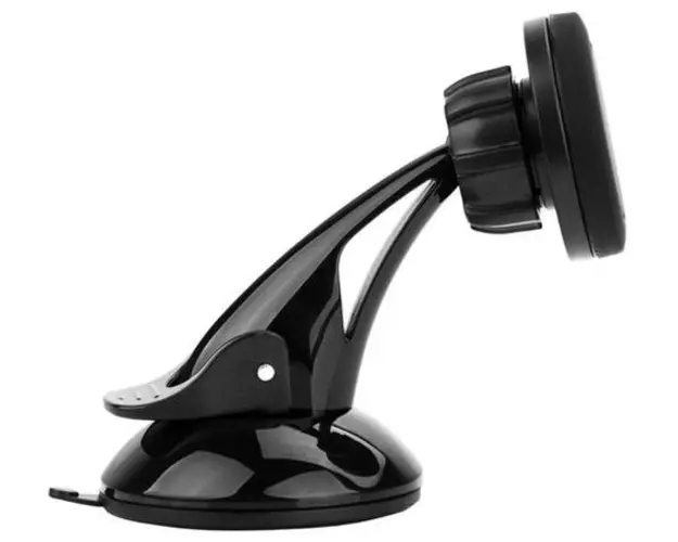 Suport Auto Magnetic Lemontti LEMSAMAGN, prindere ventuza (Negru)