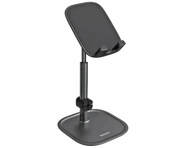 Suport Birou Baseus Literary Youth Desktop Bracket SUWY-A01 pentru Telefon si Tableta 3inch-10.5inch, brat telescopic (Negru)