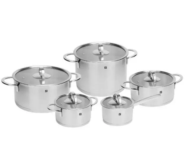 Set gatit Zokura Z1059, 10 piese (Inox)