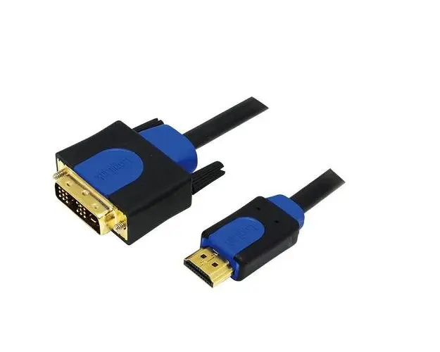 Cablu LOGILINK CHB3110, HDMI - DVI-D SL, 10m, conectori auriti, Full HD/60Hz (Negru)
