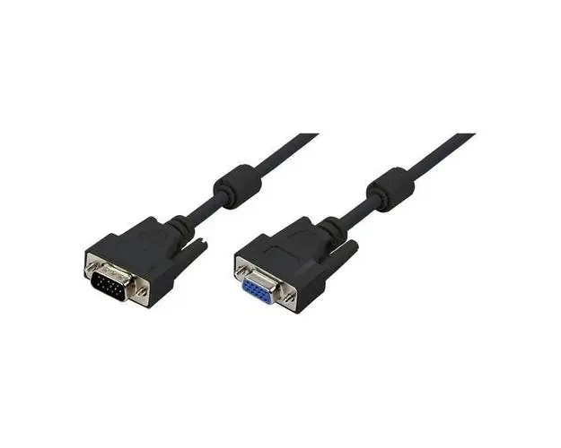 Cablu LOGILINK CV0006, VGA - VGA, 5m, dublu ecranat, Full HD/60Hz (Negru)