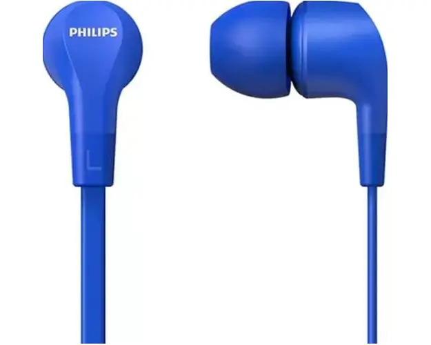 Casti Stereo Philips TAE1105BL/00, Microfon (Albastru)