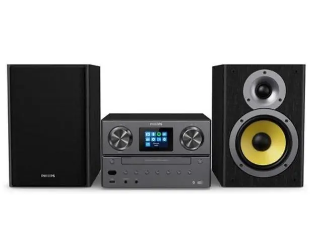 Micro Sistem Audio Philips TAM8905/10, Bluetooth, Spotify Connect, DAB+, USB, MP3-CD, 100 W (Negru)