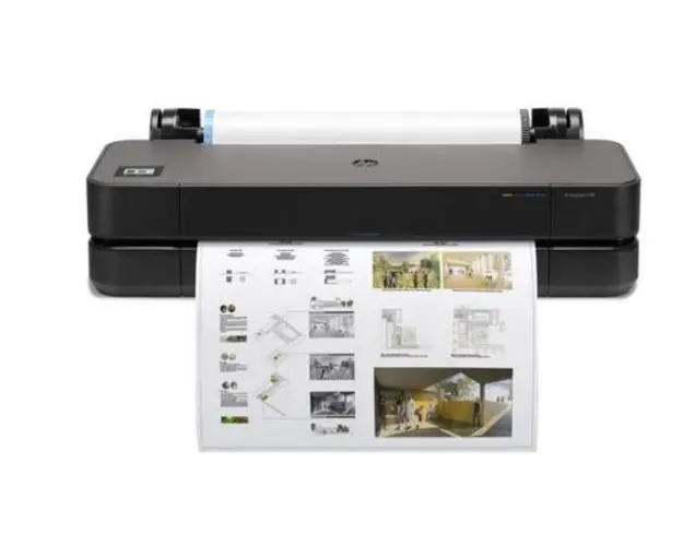 Plotter HP DesignJet T230 24inch, Color, Retea, Wi-Fi, USB, A1 (Negru)