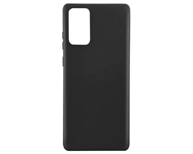 Protectie Spate Lemontti Silky LEMSLKN20N pentru Samsung Galaxy Note 20 (Negru)