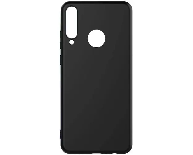 Protectie Spate Lemontti Silky LEMSLKY6PN pentru Huawei Y6P (Negru)