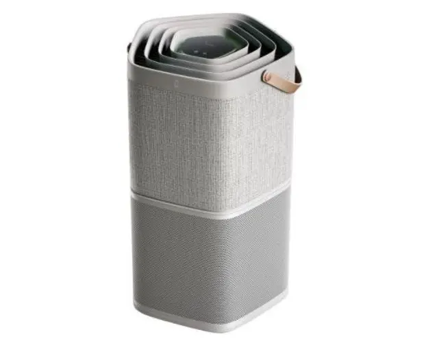 Purificator de aer Electrolux PA91-404GY, Acoperire pana la 92 mp, Filtru HEPA 12, Nivel zgomot 49 dB (Gri)