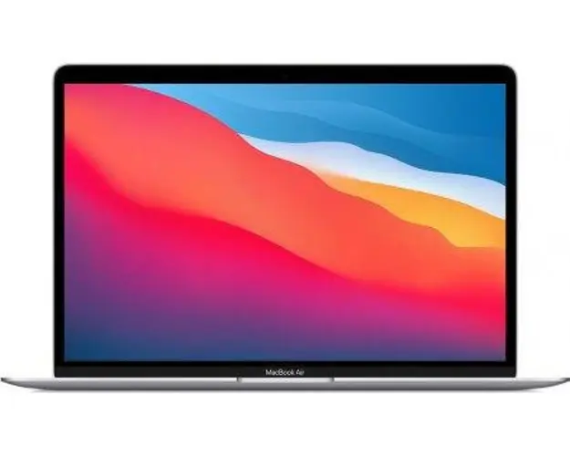 Laptop Apple MacBook Air (Procesor Apple M1 (12M Cache, up to 3.20 GHz), 13.3inch, Retina, 8GB, 256GB SSD, Integrated M1 Graphics, Mac OS Big Sur, Layout INT, Argintiu) + adaptor priza US - EU