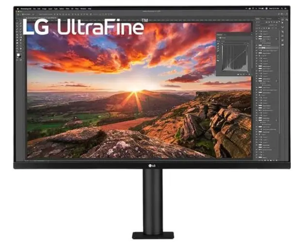 Monitor IPS LED LG UltraFine 31.5inch 32UN880P-B, UHD (3840 x 2160), HDMI, DisplayPort, Boxe, Pivot (Negru)