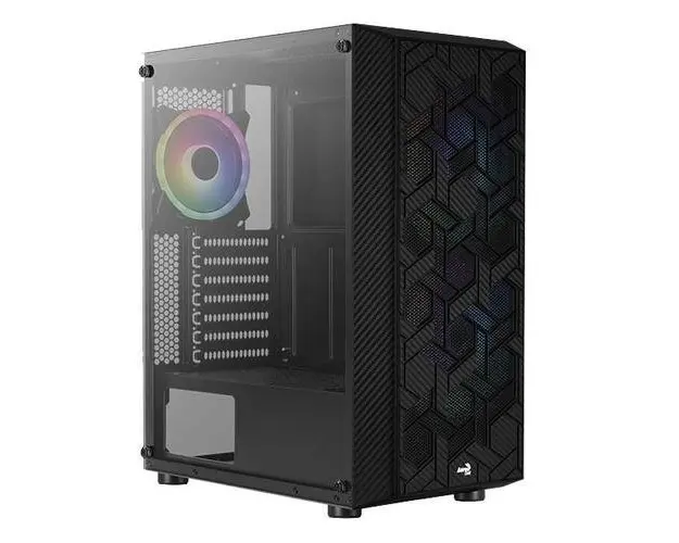 Carcasa Aerocool Hive, Mid Tower (Negru)