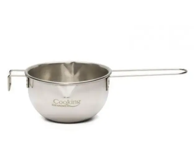 Vas pentru topit ciocolata Heinner VN-FM-SS2614, 26 x 14 x 6 cm, 400 mL (Inox)