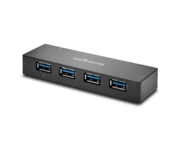 HUB USB KENSINGTON K39122EU, USB 3.0 x 4, alimentare retea 220 V (Negru)