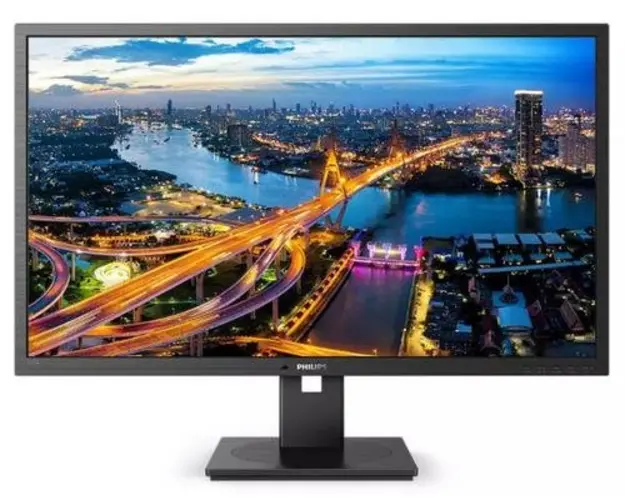 Monitor IPS LED Philips 31.5inch 325B1L/00, QHD (2560 x 1440), HDMI, DisplayPort, Boxe, Pivot, 75 Hz (Negru)
