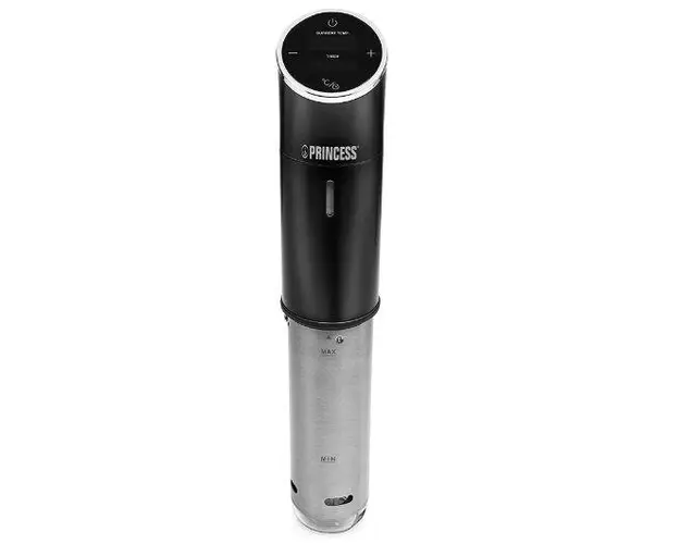 Aparat de gatit Sous Vide Princess, 1200W, Display LCD (Negru)