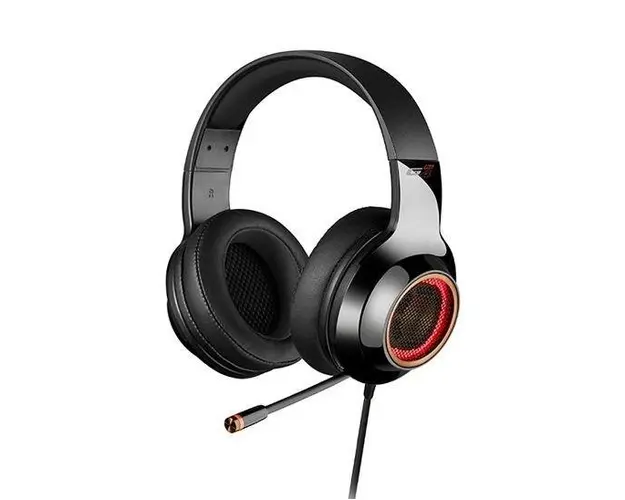 Casti Gaming EDIFIER G4-PRO-BK, Microfon, USB, iluminare RGB (Negru)