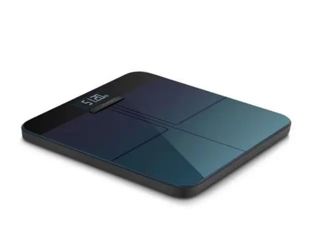Cantar inteligent Huami AMAZFIT Smart Scale A2003, Wi-Fi + Bluetooth, 180KG, Sticla securizata (Albastru)