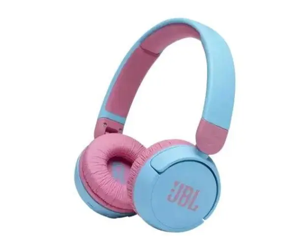 Casti Stereo Wireless JBL Kids JR310BT, Bluetooth, Microfon (Albastru)
