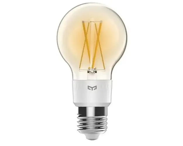 Bec Yeelight Smart Filament Bulb YLDP12YL, 6 W, 700 lm, Wifi, Control vocal si aplicatie (Alb)