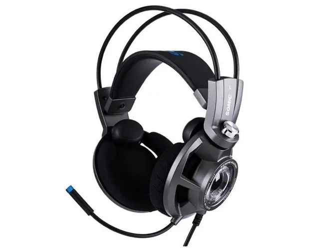 Casti Gaming Somic G954, 7.1, Microfon (Negru/Gri)