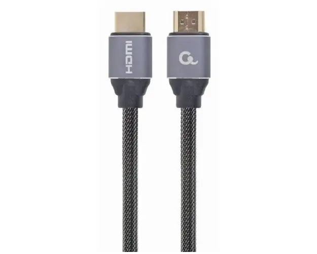 Cablu HDMI Gembird CCBP-HDMI-1M, premium, conectori auriti, rezolutie maxima 4K (3840 x 2160) la 60 Hz, 1 m (Negru)