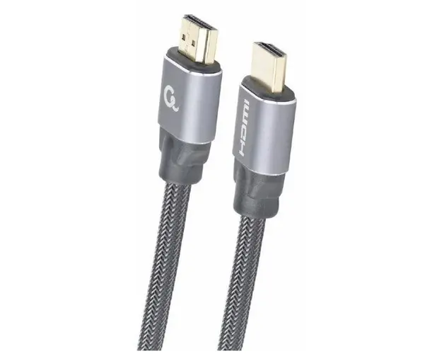 Cablu HDMI Gembird CCBP-HDMI-5M, premium, conectori auriti, rezolutie maxima 4K (3840 x 2160) la 60 Hz, 5 m (Negru)