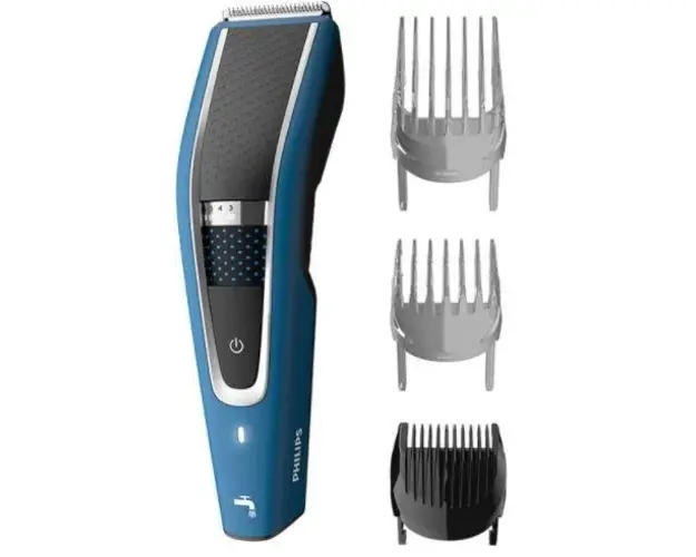 Aparat de tuns Philips HC5612/15, 0.5-28 mm, Autonomie 75 min (Negru/Albastru)