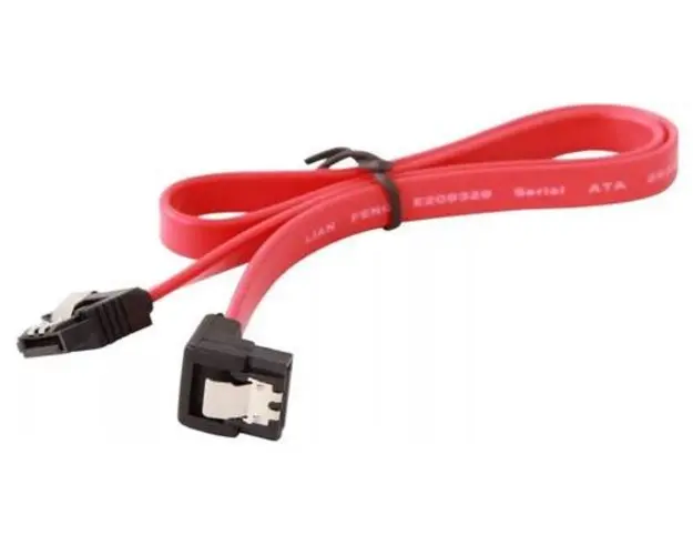 Cablu SATA III Gembird CC-SATAM-DATA90-0.1M, 10 cm (Rosu)