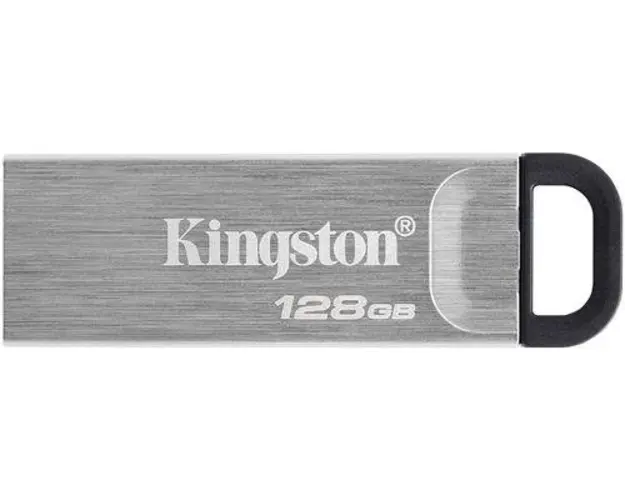 Stick USB KINGSTON DataTraveler KYSON 128GB, USB 3.2 Gen 1 (Argintiu)