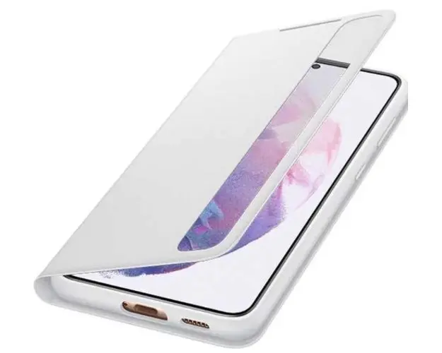 Protectie Smart Clear View Samsung EF-ZG996CJEGEE pentru Samsung Galaxy S21 Plus (Gri)