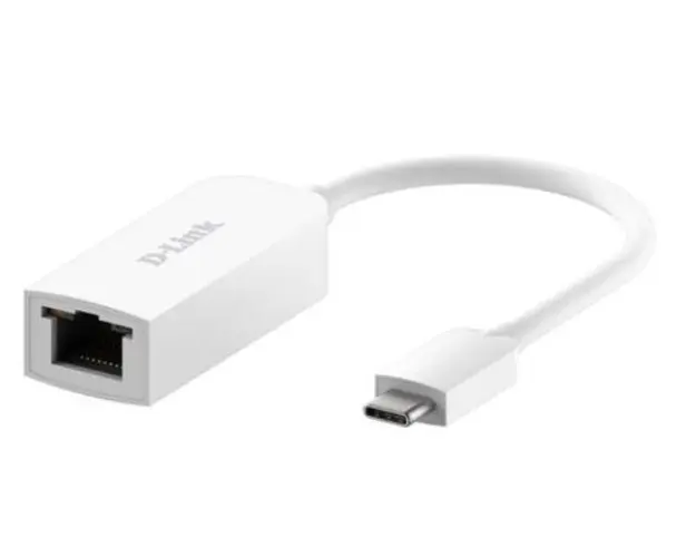 Placa de retea D-Link DUB-E250, USB‑C (Alb)