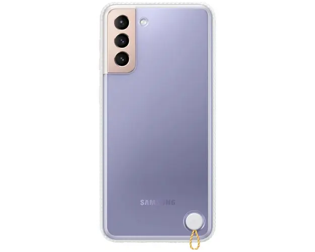 Protectie Spate Samsung Clear Protective EF-GG996CWEGWW pentru Samsung Galaxy S21 Plus (Transparent/Alb)
