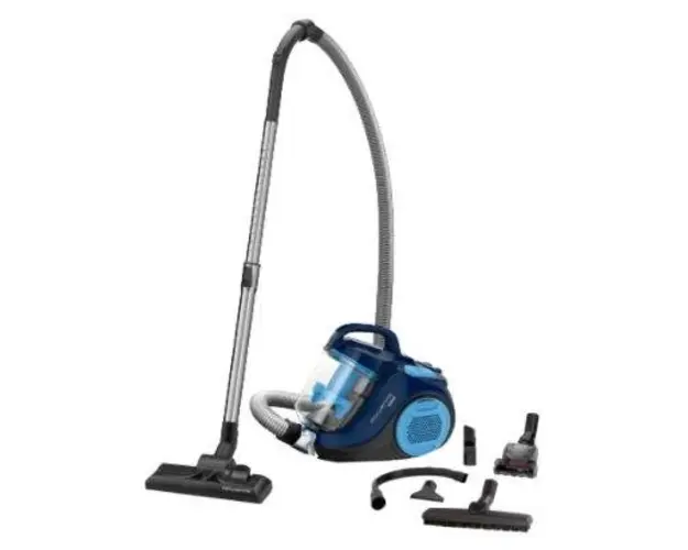 Aspirator fara sac Rowenta Swift Power Cyclonic RO2981EA, 750 W (Negru/Albastru)